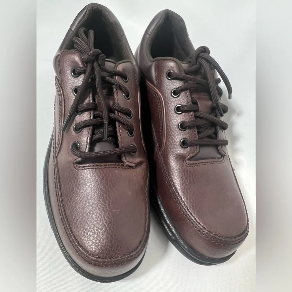 Rockport - Men’s Ridgefield Eureka Lace-Up Brown Shoes Size:8.5 Brand New No Box